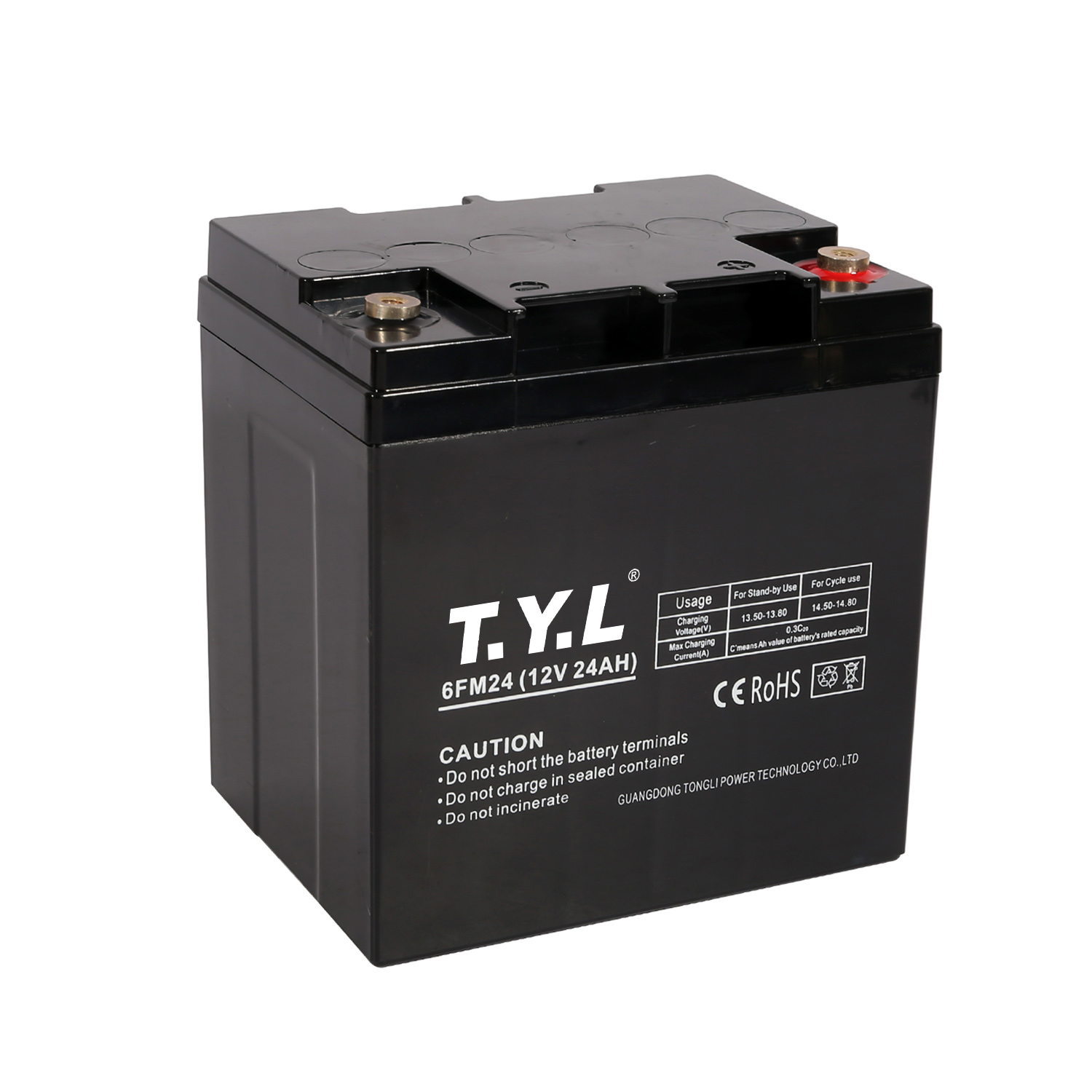 Batterie de stockage longue durée 12V26AH avec bornes pour les entreprises